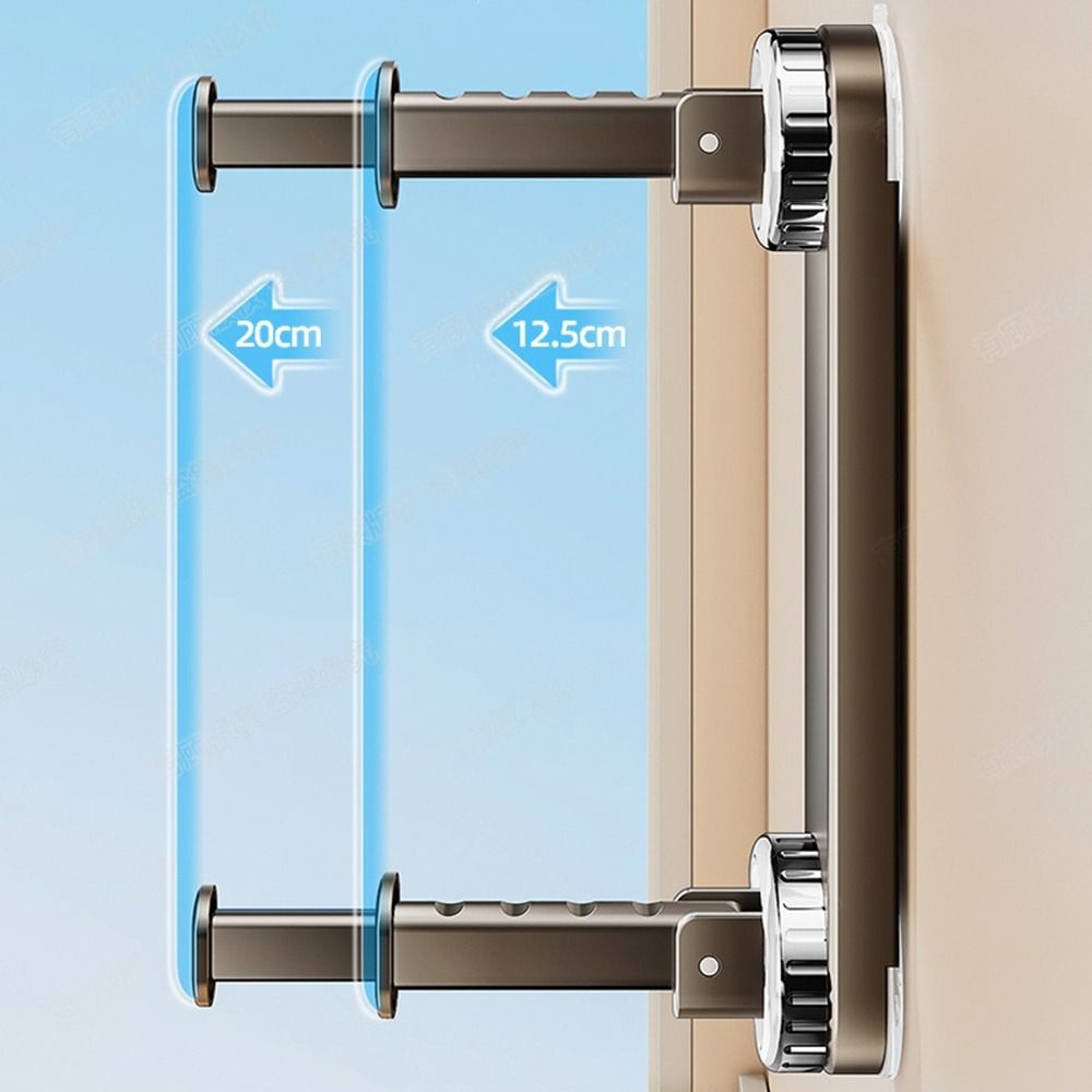Wall Mounted Clothes Drying Rack Expandable Balcony Hanging Rack  for Home Use