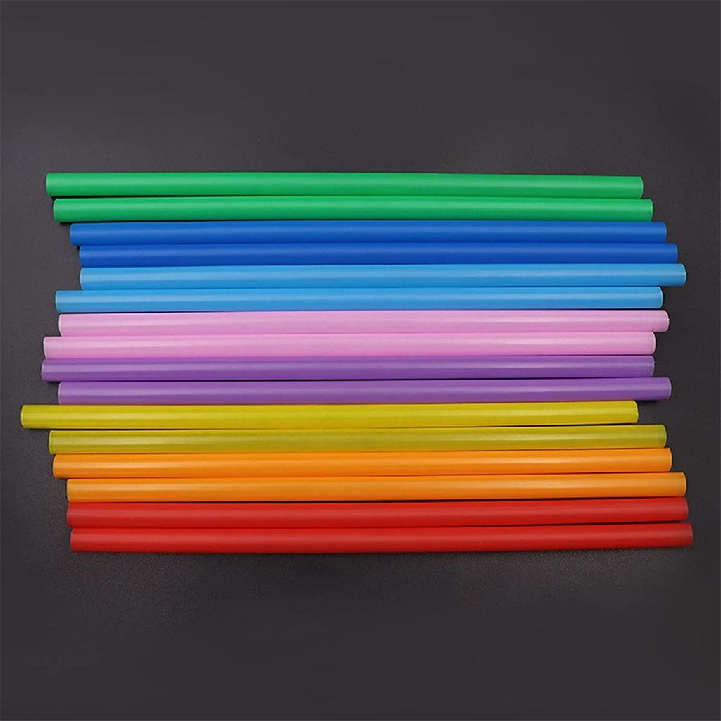 Disposable Plastic Flat Mouth Straight Tube Milk Tea Straw