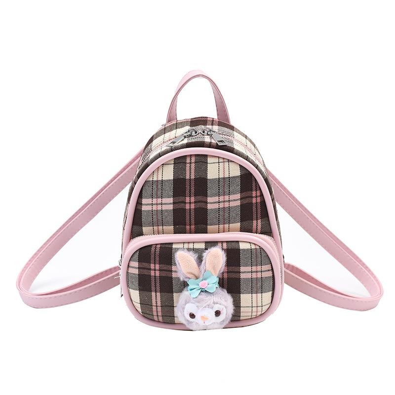 Сумка Женская Милая Сумочка Новая Холщовая Маленький Рюкзак Рюкзак розовый