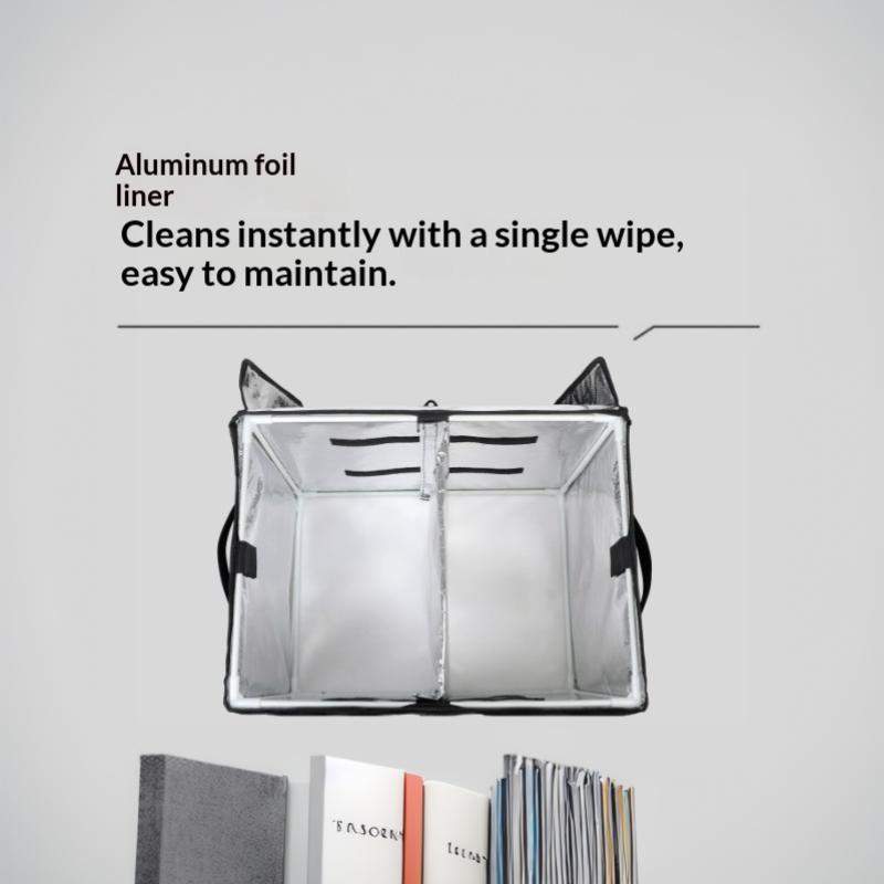 Thick Waterproof Insulated Delivery Bag For Shippers 22L 32L Shoulder Strap Included Large Capacity