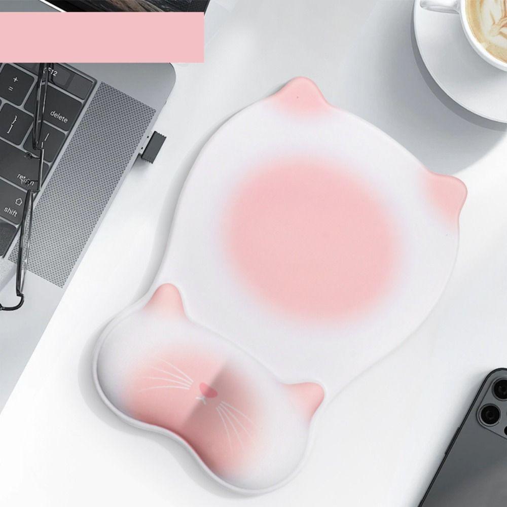 Ergonomic Hand Support Mouse Mat Cute Cat Gaming Mousepad Creative Wrist Rest Mouse Pad Gifts