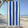 Asciugamano da Spiaggia a Strisce Verticali Classiche, Morbido ad Asciugatura Rapida, Perfetto Per Viaggi Portatili all'Aperto, Nuoto, Campeggio e Spiaggia Estiva