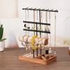 Large Capacity Jewelry Displays Rack Household Bracelet Necklace Showcase Stand Earrings Show Shelf Rings Eardrop Display Holder