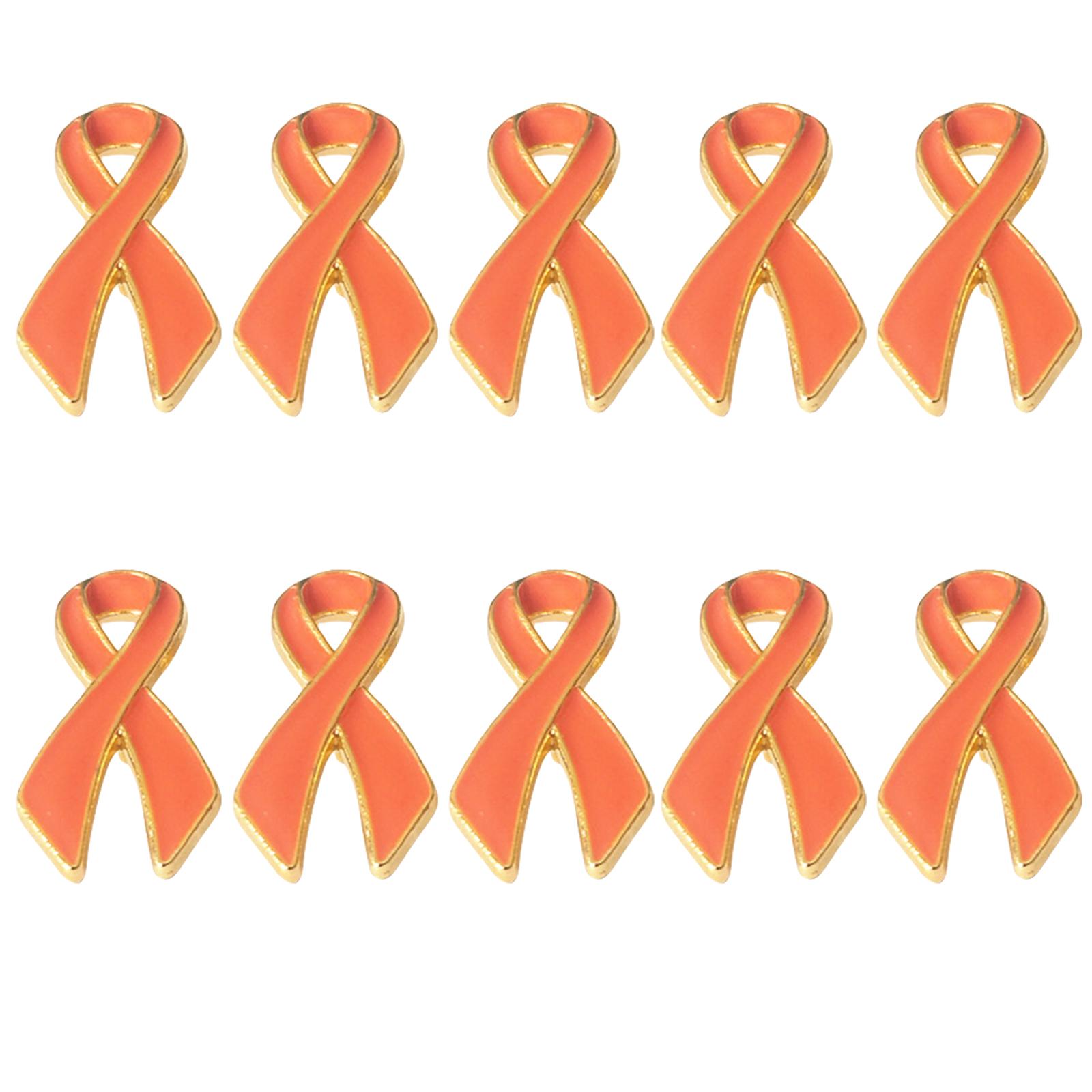 

Набор из 10 элегантных брошей-значков с лентой, стильный аксессуар-лацкан для любителей моды и коллекционеров оранжевый