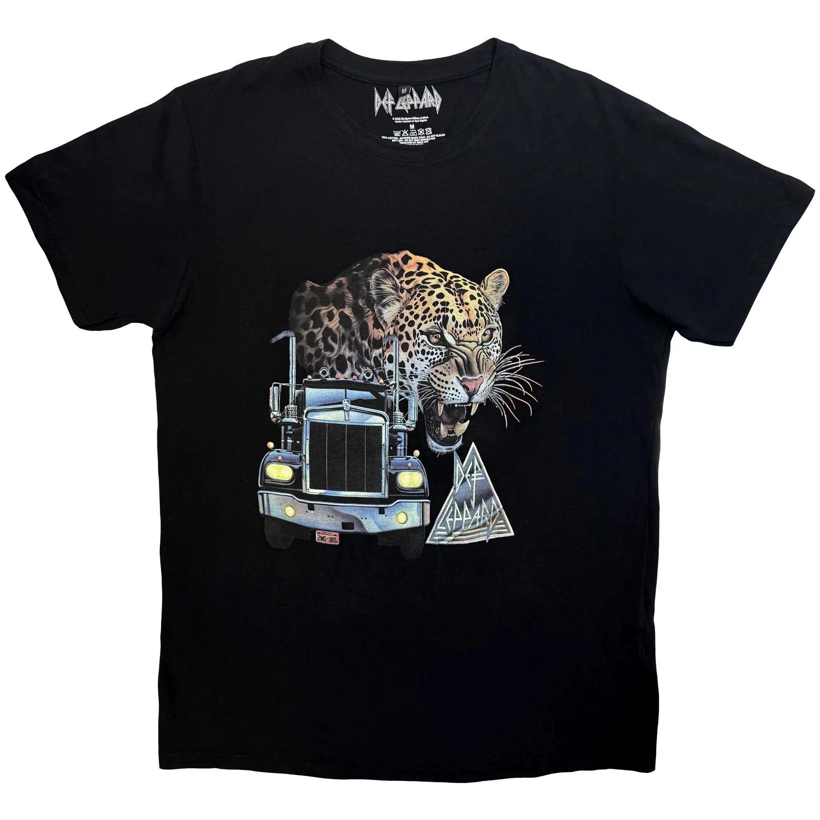 Def Leppard Carbon T-Shirt: Truck (Black) OFFICIAL NEW S