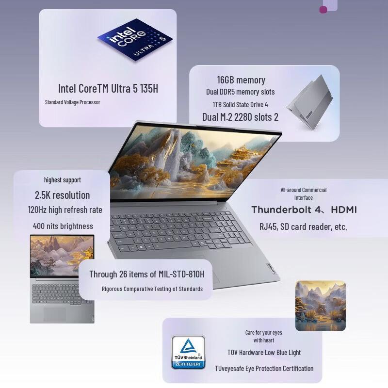 Lenovo ThinkBook 16 G8 Laptop (CN Version)