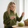 Hand Knitted Yarn Alpaca Mohair Lightweight Soft Breathable Comfortable Suitable for Crochet and Knitting Projects