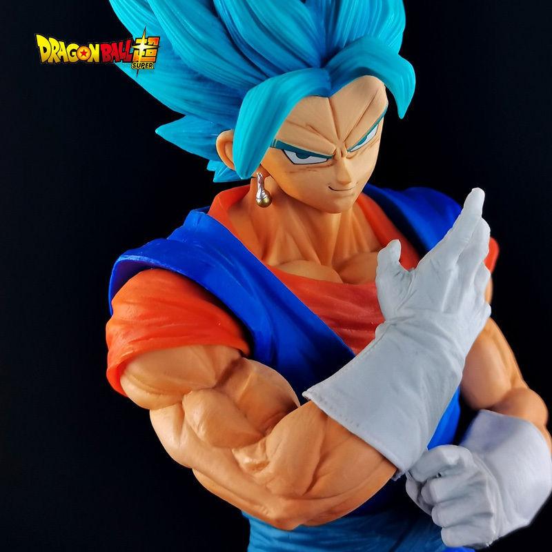 33cm Vegetto Dragon Ball Super Saiyan Super Blue King Fusion Warrior Anime Figure Model Ornaments Designed For Boys Birth Date As Gifts