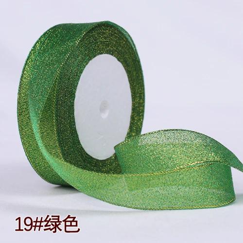 25yards 25MM Glitter Onion Ribbon Chrismas Wedding Decor Cake Candy Box Packaging Gift Wrap Materials Apparel DIY Accessories