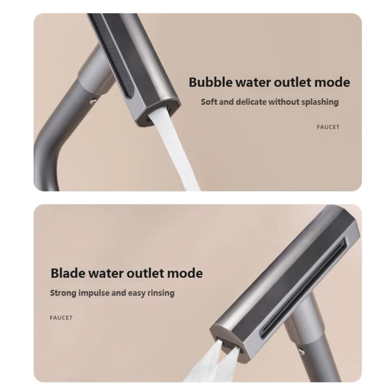 Spatter Proof Water Saving Kitchen Tap 360 Swivels Sink Basins Faucet Quick Installation Single Handle Sink Faucet