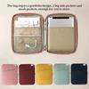 Tablet Sleeve Bag Laptop Pouch Soft Computer Handbag Notebook Keyboard Storage Zipper Closure Mouse Organizer Business