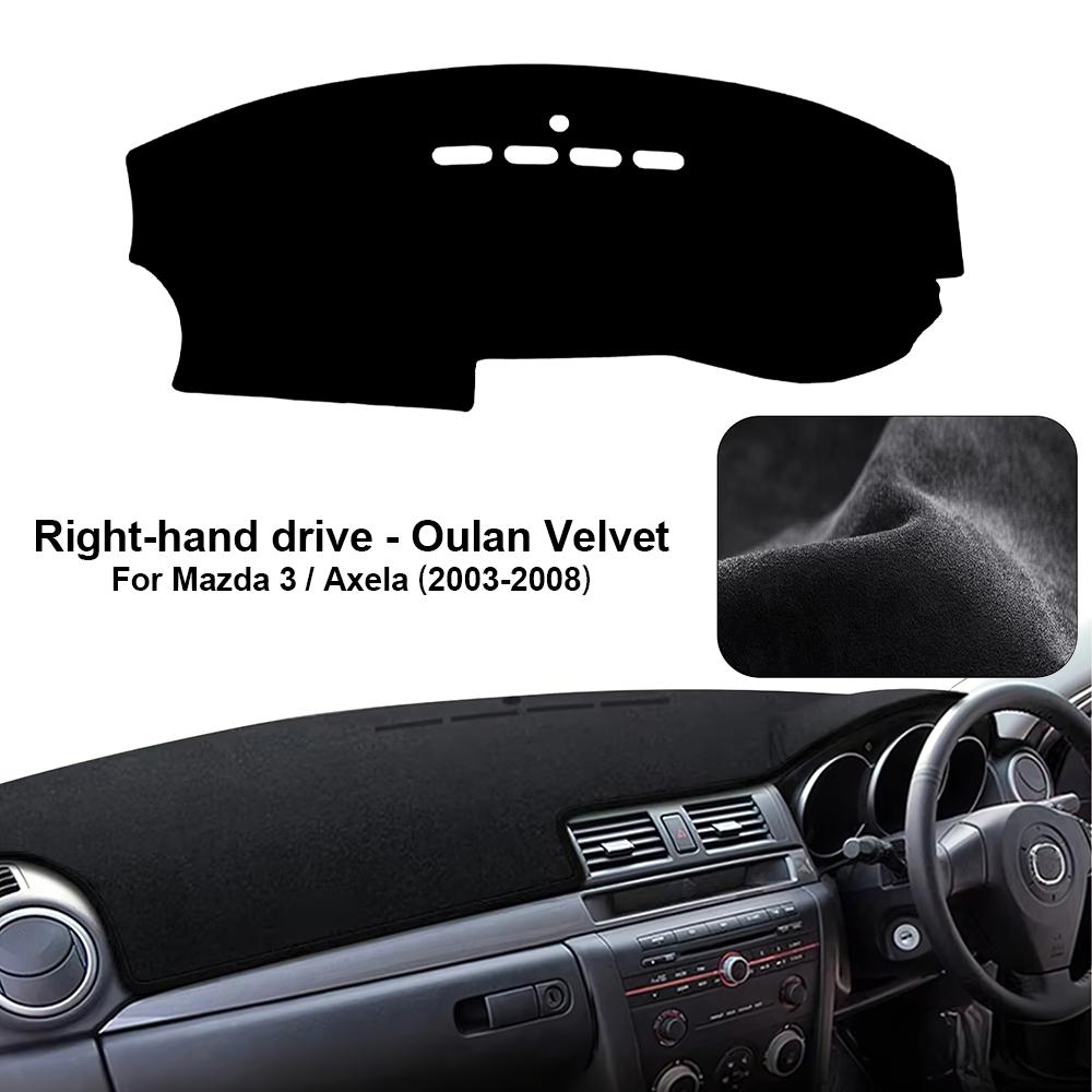KodoLab For Mazda 3 BK Axela 2003 2004 2005-2008 Car Accessories Dashmat Dashboard Cover Pad Protective Carpet DashMat Sunshade