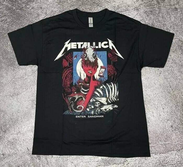 Metallica Enter Sandman Vintage  Classic Heavy Metal Band Tee S-4XL Unisex T-Shirt XXXL