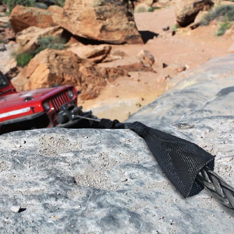 Compact & Portable Nylon Rope Nylon Winch Rope Rugged Winch Rope Covering