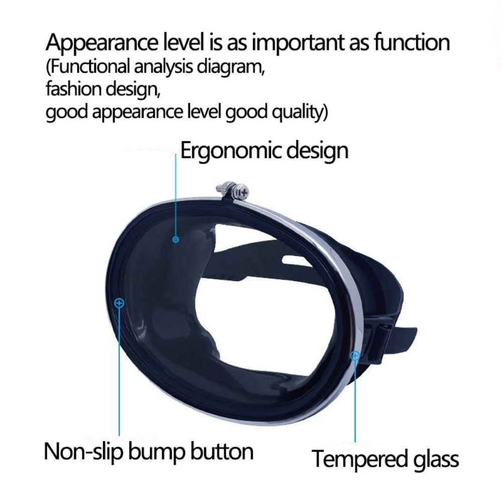Silicone Diving Masks HD Swimming Goggles Fishing Diving Glasses Diving Equipment