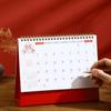 Foldable Desktop Calendar Chinese Style Schedule Planner 2026 Desk Calendar  Desktop Decorations