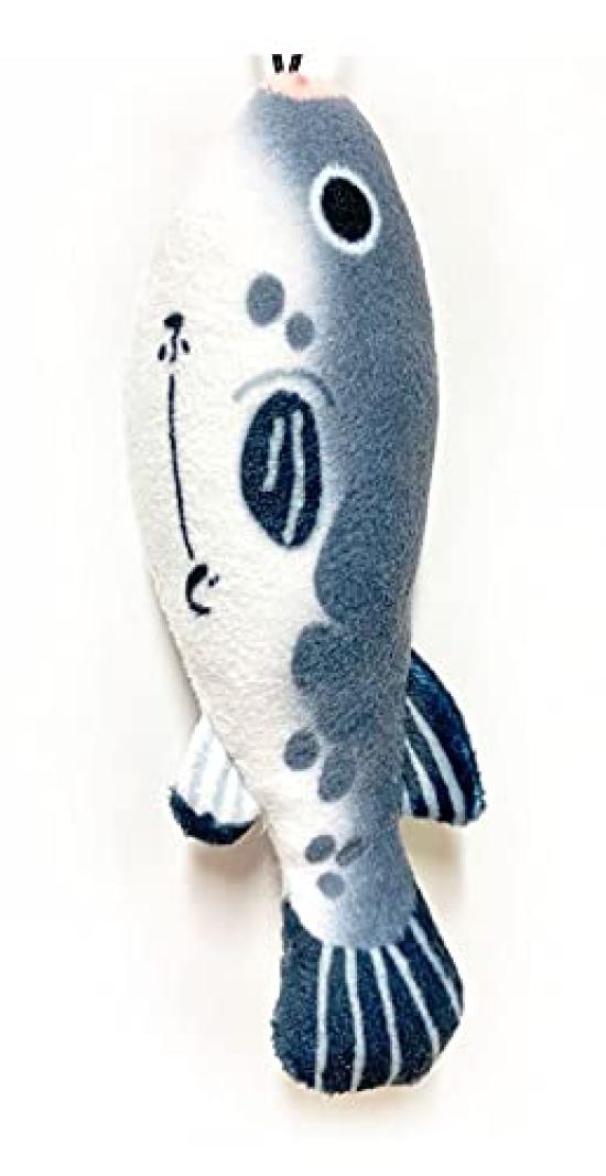 Плюшевая игрушка-талисман Kawachi Nobiosakana Рыба-фугу, Пушистая игрушка-рыба для любителей рыбалки, Морская рыбалка, Рыба-фугу