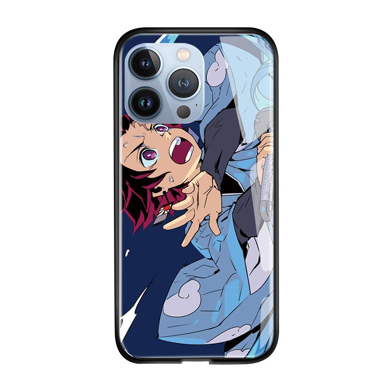 Husă Telefon Sticlă Securizată Pentru iPhone 11 12 13 14 15 16 17 Redmi 10 12 14C Note10 Note14 Xiaomi 11Lite PocoC75 Margine Moale Rezistentă la Șocuri Carcasă Netedă