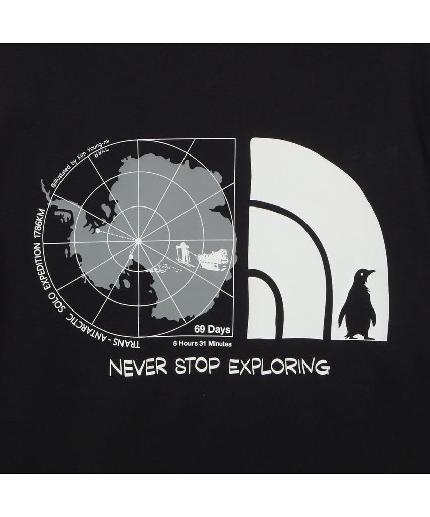 Noseupeiseu Nt7Us62A Men'S 69 Days Expedition Short Sleeve T-Shirt 1 Black