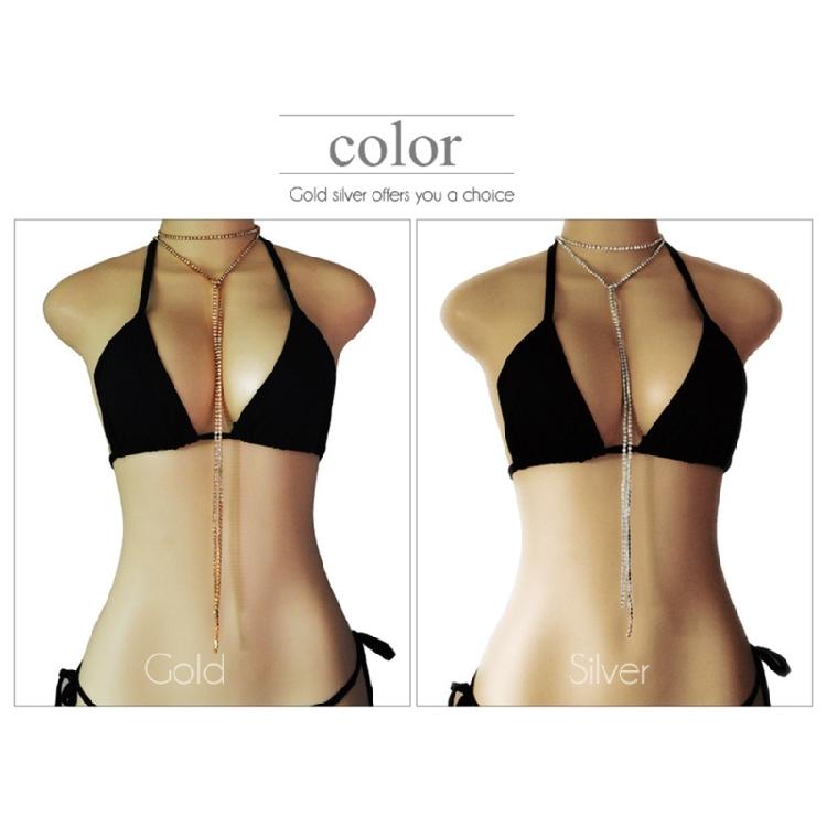 European and American Street Rhinestones Clavicle Chain Necklace Trend Necklace