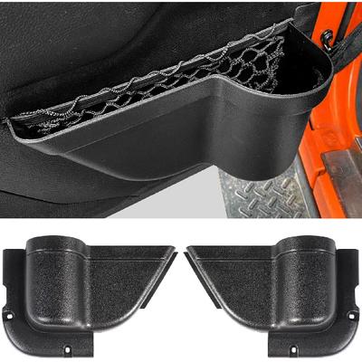 Front Door Pockets, 2PCS Jeep Wrangler Door Side Cup Holder For 2011-2018 Jeep Wrangler JK JKU 2/4 Door, Jeep Wrangler Accessories For Saggy Nets