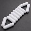 ABUL-40 Pieces PTFE Magnetic Stirrer Mixer Stir Bar Laboratory Bar Stir Plate Magnet Stir Rod Magnetic (7X25mm)