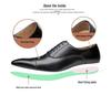 2024 New British Style Men's Leather Derby Shoes - Formal Lace-Up for Business & Office