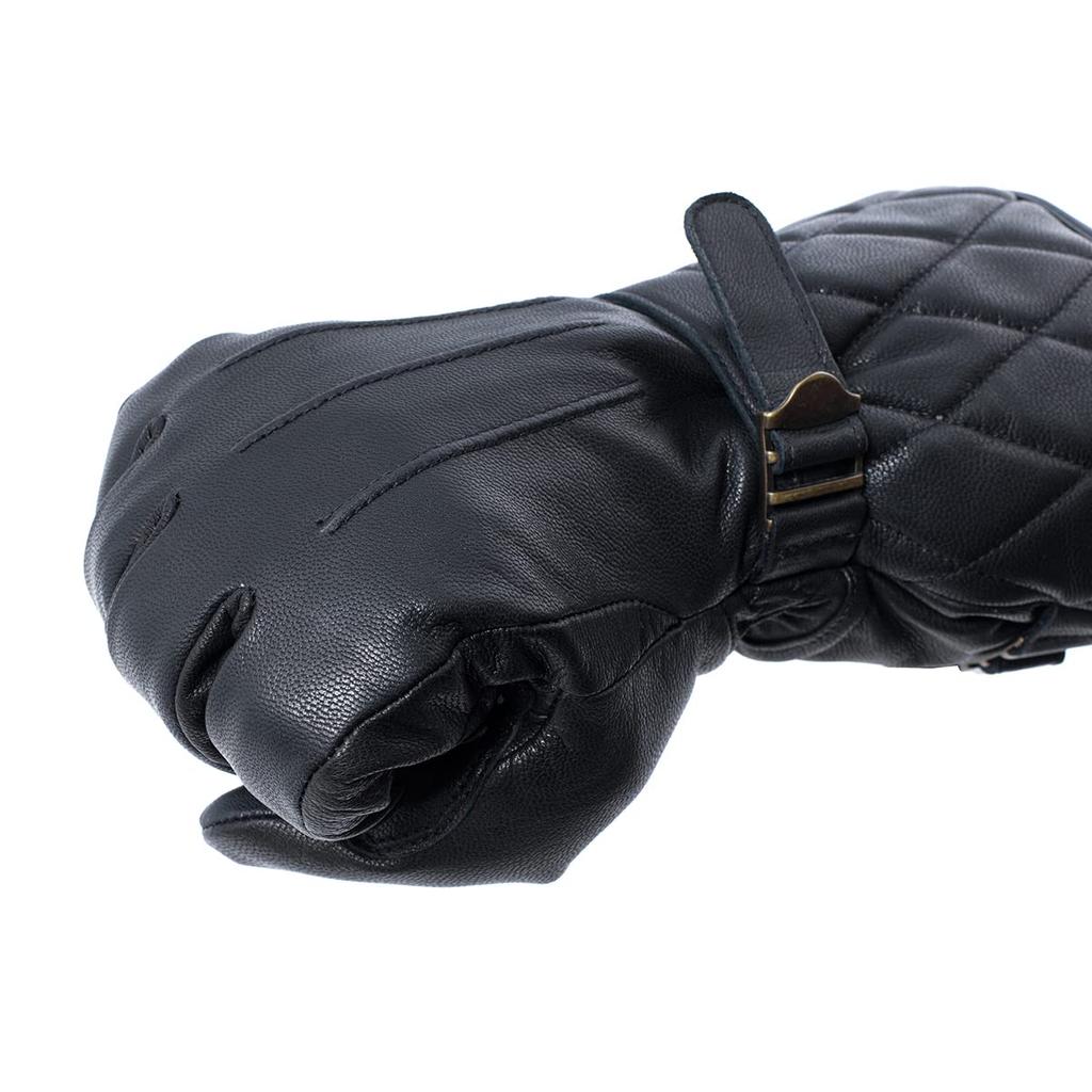 KOMINE Neo Retro Electric Heated Cycling Unisex Large EK-218 Gloves, Adult, Black,