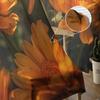 Chrysanthemum Flower Sheer Curtains For Living Room Bedroom Tulle Curtain For Kitchen Voile Curtain Blind Panels