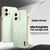 KADEM For Motorola Moto G84 5G Case Electroplating Silk Texture PU + TPU Phone Back Cover