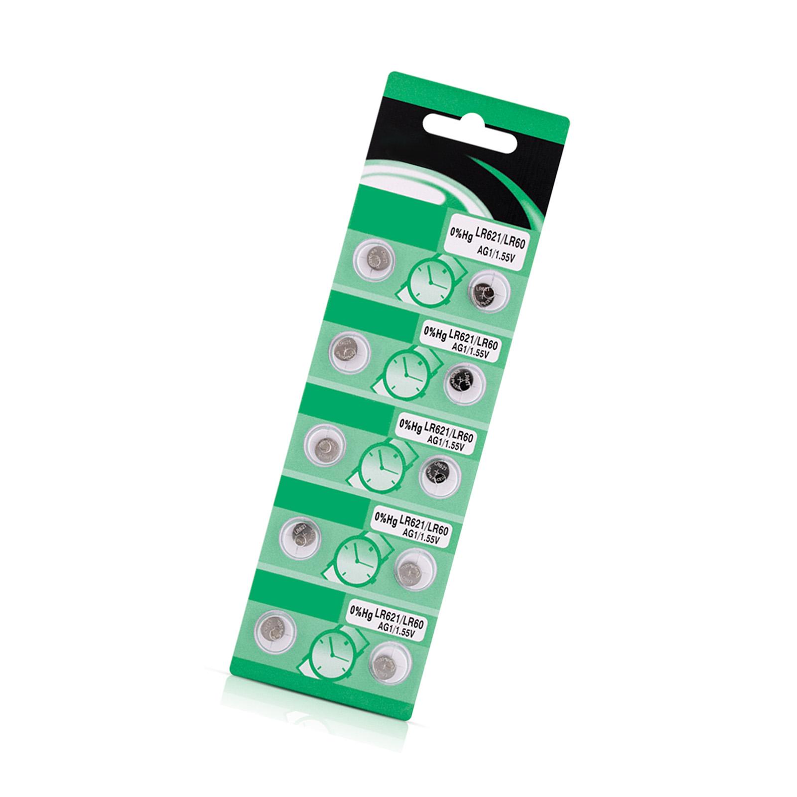 

Упаковка из 10/20 батареек AG1 LR621, долговечные щелочные батарейки AG1 для маломощных устройств, таких как игрушки и пульты дистанционного управления A