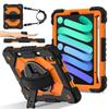 Heavy Duty Protective Cases for iPad Mini 6 A17 Pro Full Body Shockproof Protection Cover with Kickstand Hand Crossbody Lanyard