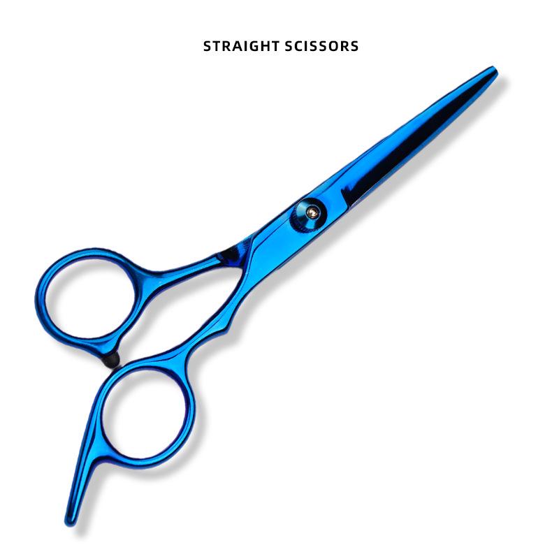 Stainless Steel Hairdressing Scissors Set: Includes Straight Edge and Thinning Scissors for Hair Cutting