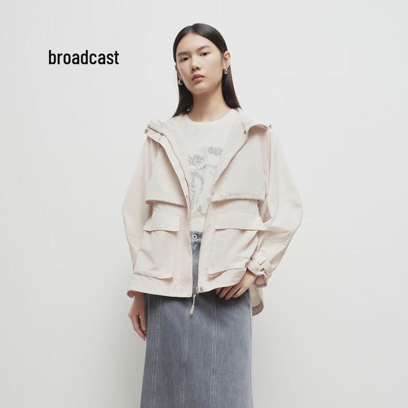 

Broadcast Women s Workwear Hooded Short Jacket L