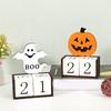 Stylish Halloweens Party Countdown Calendar Sturdy Wood Decoration for Festival Atmospheres in Homes and Schools