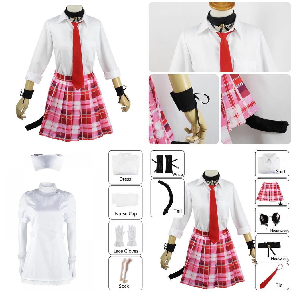 High-quality My Dress-up Darling Cosplay Outfit Easy-to-match Wakana Gojo Shirt Pant With Tie Belt