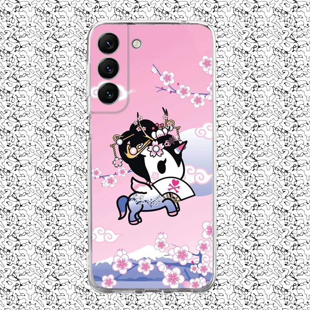 

Cute T-Tokidokis Unicorn Phone Case For Samsung S24,30,21,22,23,20 FE,lite,PIus,Ultra,5G,Note,9,10 Transparent Cover SamsungS30Ultra5G