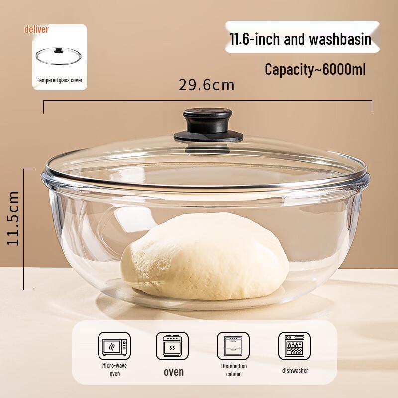 Handun High Borosilicate Glass Mixing Bowl