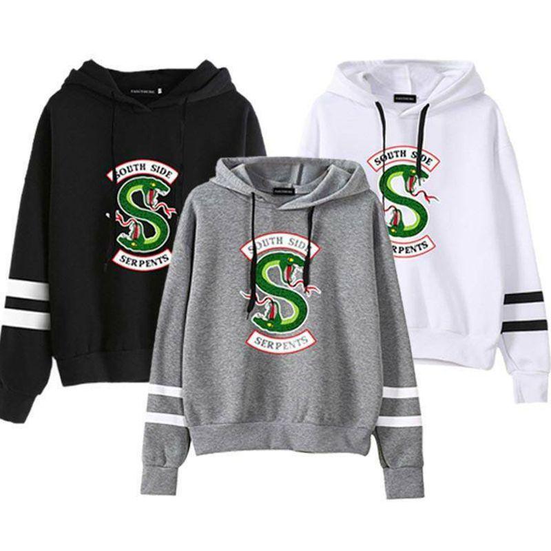 Serpents South Side Hoodie Riverdale Veronica Snake Gang Sweatshirt Top Pullover