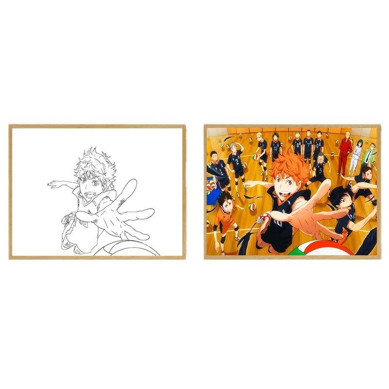 22cm/8.66in 3D Anime Teenager Peripherals Light Painting Night Light Cartoon Led Desktop Collectible Display Bedroom Decoration