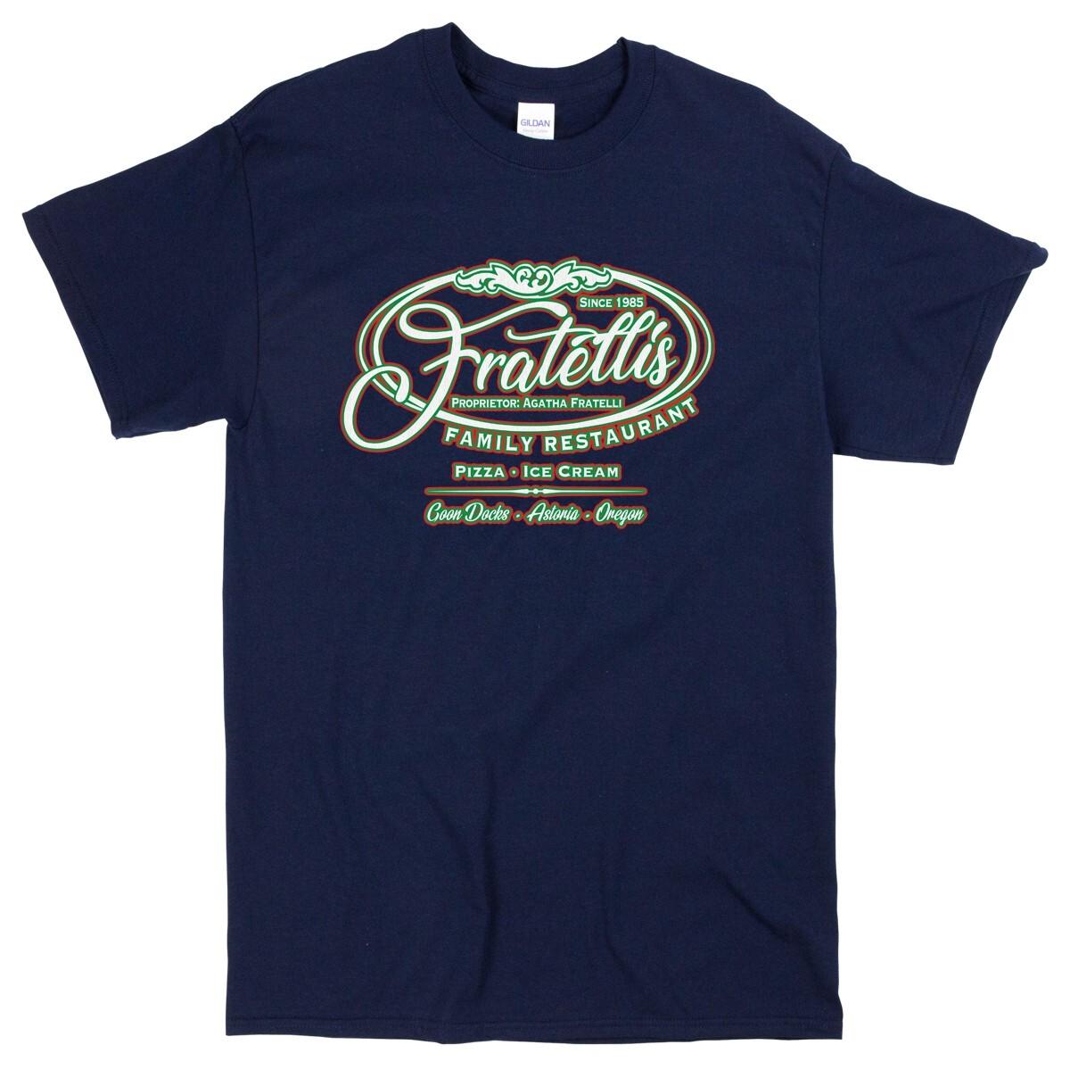 Fratellis Goonies Inspired T-shirt Retro Classic 80s Film Movie Tee Shirts L