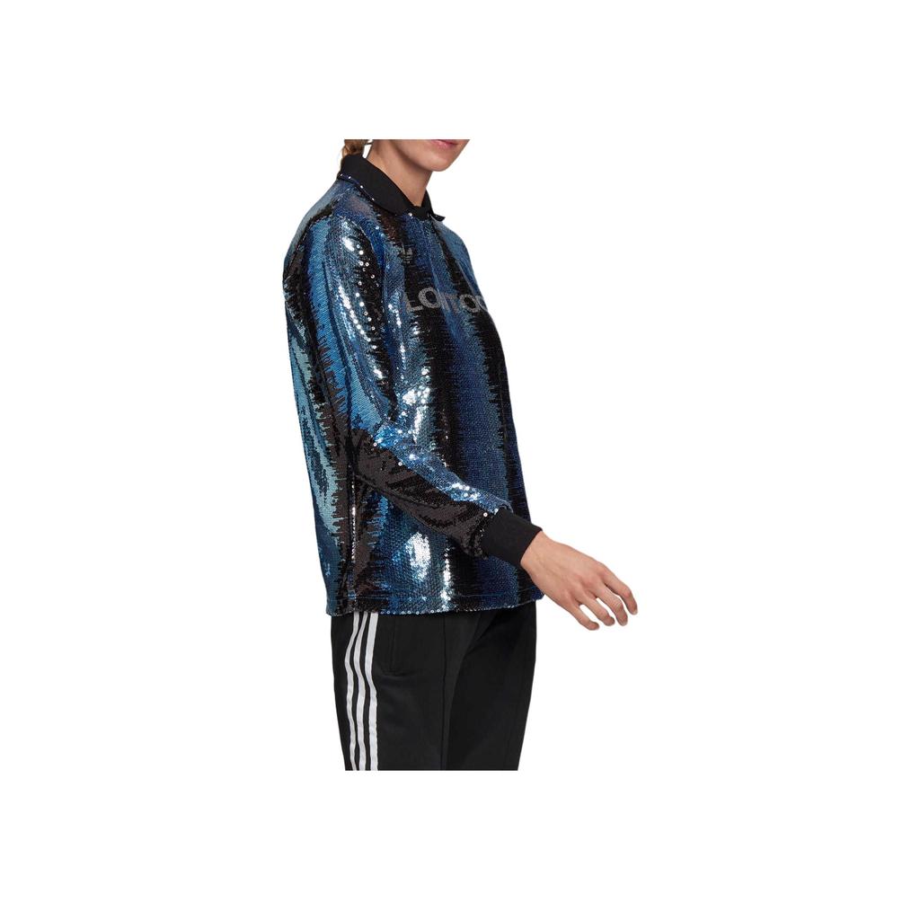 Adidas Originals Sports Lifestyle Series Comfortable Skin-Friendly Breathable Moisture-Wicking Color-Block Long Sleeve Nautical T-Shirt FM7298