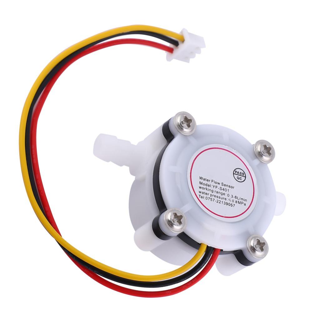 G1/4" Water Flow Sensor 0.3-6L/min YF-S401 Water Flow Sensor  Fluid Measurement