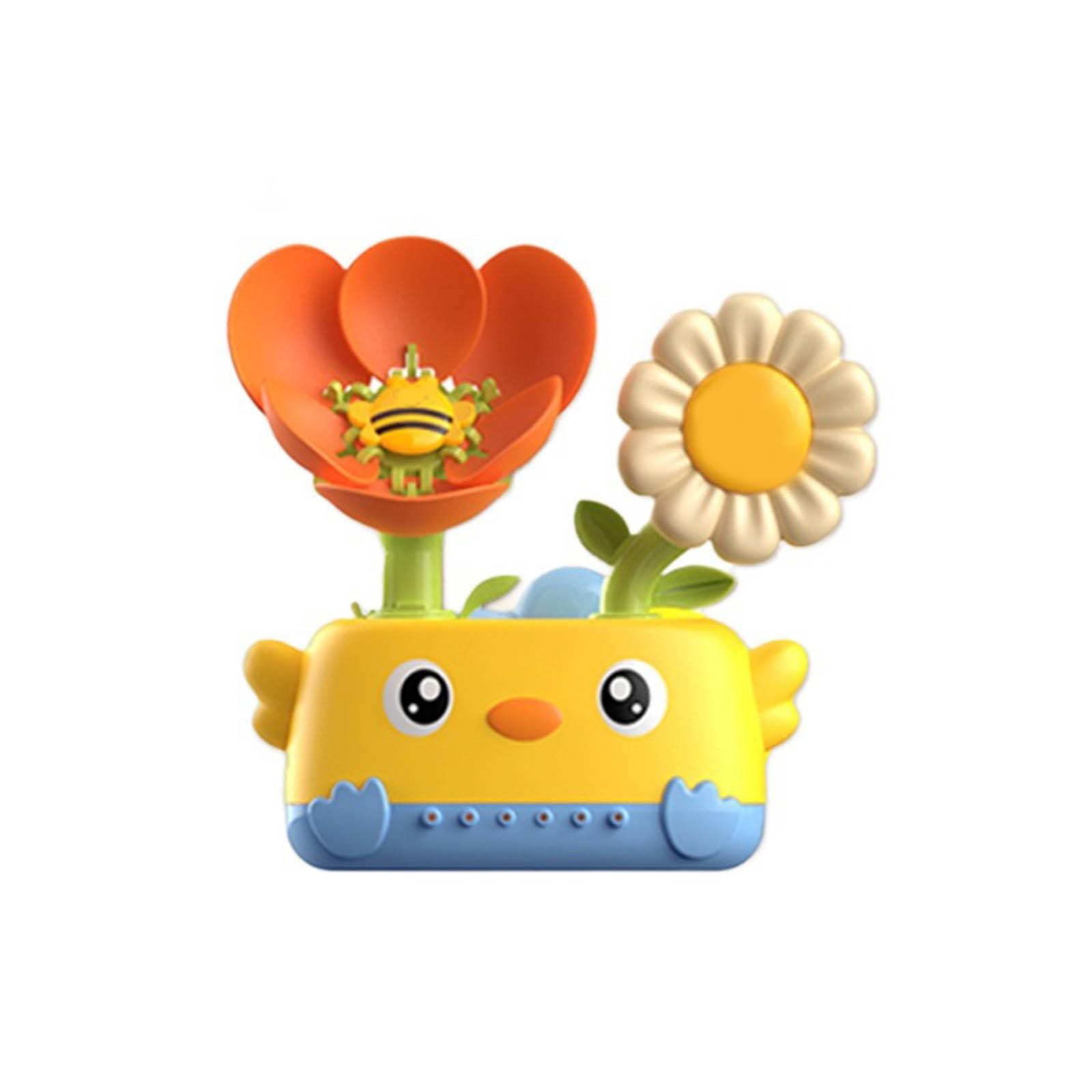 

Детские игрушки для купания, полив цветов, вращающиеся забавные игрушки для купания в воде, распылитель воды для ванной, душ One Size красный