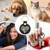 Chaveiro Armazenamento de Pelos de Pet Gato Cachorro Fofo Lembrança Memorial Formato de Coração Chaveiro de Pelo Pingente Para Mochila Bolsa Bolsa Charme