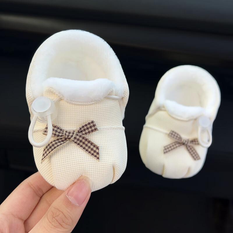 Rutschfeste Winter-Laufschuhe für Säuglinge, Weiche Sohle für Babys 0-12 Monate, Unisex Kleinkind-Schuhüberzieher, Sicherer Halt für Jungen & Mädchen