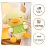 Little Yellow Duck Hoodie Plush Toy - Cute Headphone Duck Figure Doll for Claw Machines