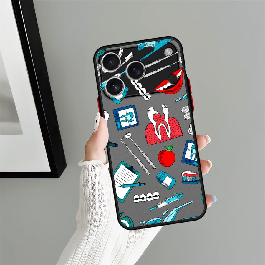 Cool Nurse Medicine Case for iPhone 17 Pro Max 15 Air XS XR 13 Mini 16 Plus 14 11 12 7 8 SE Funda Back Phone Cover