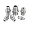Alta Pressione M 6 8 10 12 14 -20 Metrico 1/4" 3/8" 1/2" 3/4" BSP NPT Maschio 304 Acciaio Inox Nipplo Esagonale Riduttore Raccordo Tubo Connettore