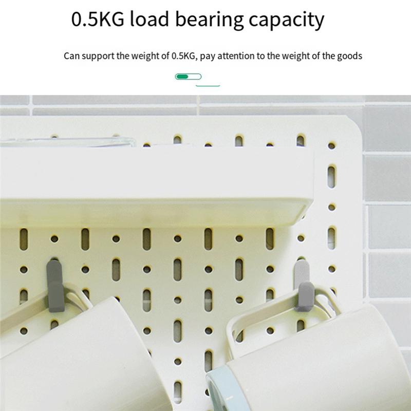 Practical-24Pcs Pegboard Hooks J Shape Pegboard Hook Peg Board Tool Organizer Parts Accessories , Black